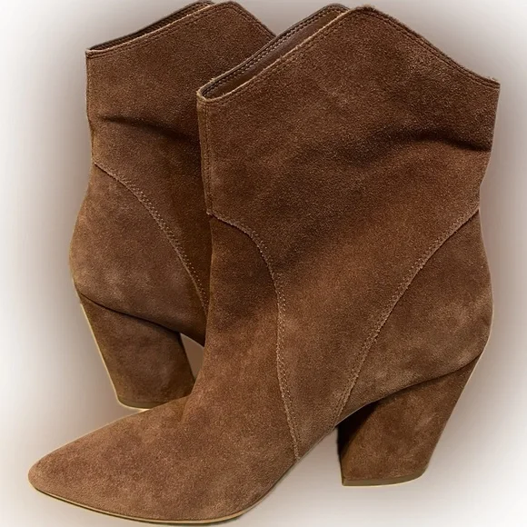 Dolce Vita Nestly Western Suede Mid-Calf Boots size 6.5 - Picture 6 of 11